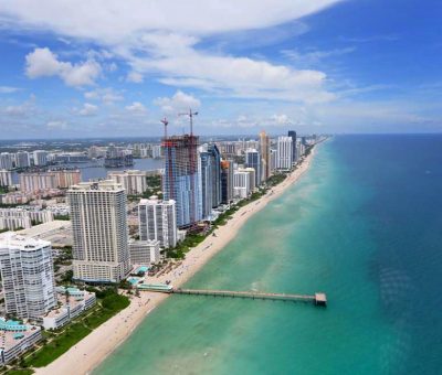 Miami Vacation Apartments Sunny Isles a bird-eye view